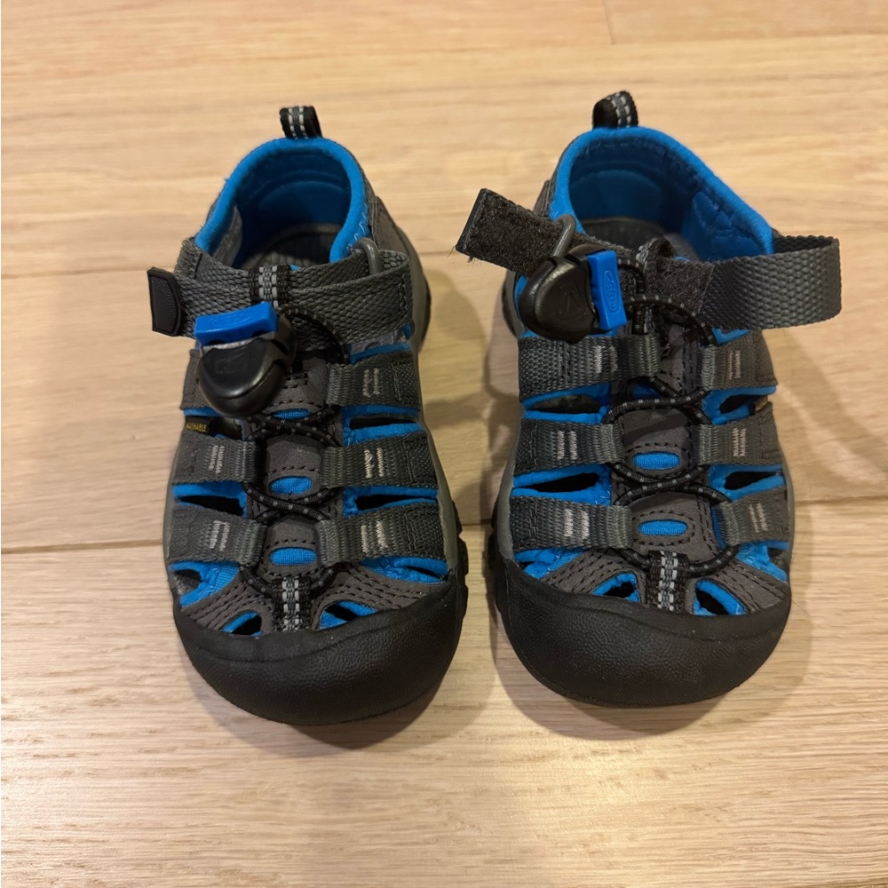 Keen Kids Gray and Blue Water Shoes